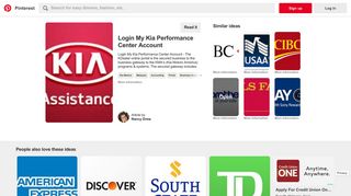 Login My Kia Performance Center Account | Nancy Drew | Pinterest