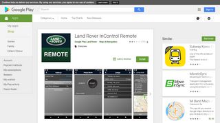 Land Rover InControl™ Remote – Apps on Google Play