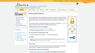 Access Alberta Netcare, Netcare Learning Centre