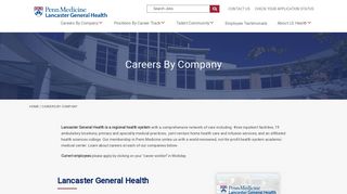 Career Opportunities - Lancaster General Health