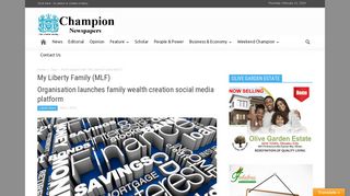 My Liberty Family (MLF) Archives - Champion Newspapers Limited