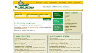 My Local Services: Local Business Listings, USA Business Directory ...