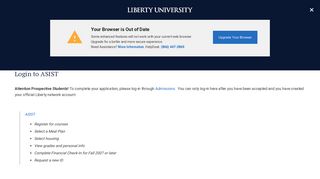 ASIST | University Offices | Liberty University