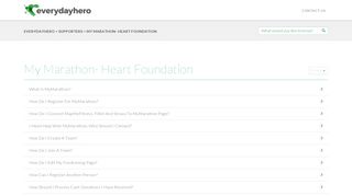 My Marathon- Heart Foundation – Everydayhero