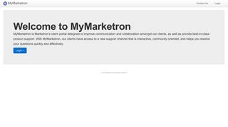 MyMarketron Home