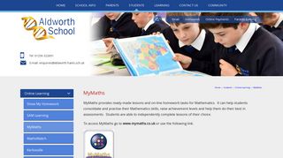Aldworth School - MyMaths