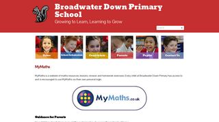Broadwater Down Primary School - MyMaths