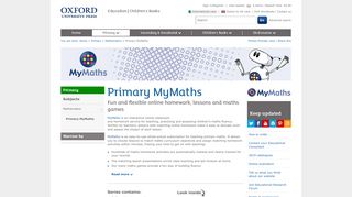 Primary MyMaths - Oxford University Press