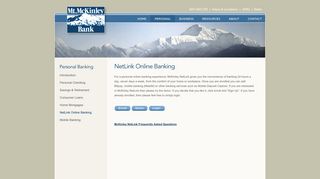 Mt. McKinley Bank - Personal Banking - Online Banking