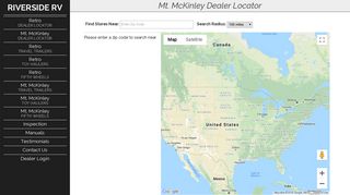 Mt. McKinley Dealer Locator | Riverside RV