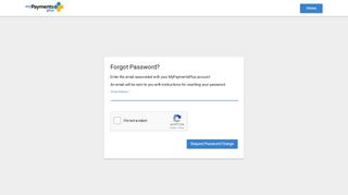 Forgot Password? - MyPaymentsPlus