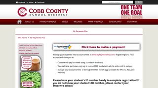 MyPaymentsPlus - Cobb County School District