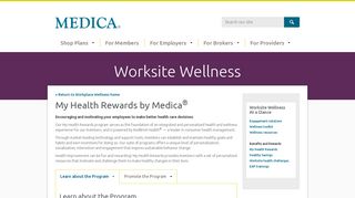 Medica | My Health Rewards Information for Employers
