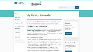 My Health Rewards - Medica Logo