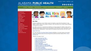 ALL Kids | Alabama Department of Public Health (ADPH)