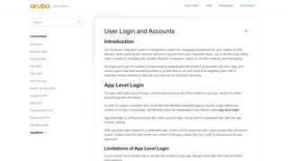 User Login and Accounts - Meridian Knowledge Base