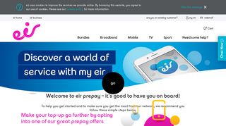 Welcome to eir Prepay