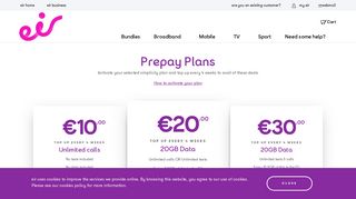 Great Value Prepay Plans | eir Mobile | eir.ie