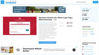 Visit Mymiami.miamioh.edu - MUnet Login Page | Miami University.