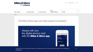 The Miles & More app