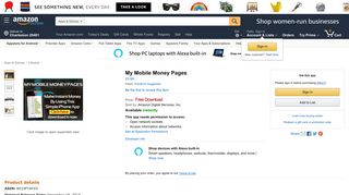 Amazon.com: My Mobile Money Pages: Appstore for Android