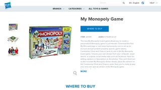 Monopoly|My Monopoly Game - Shop Hasbro - Kids Toys