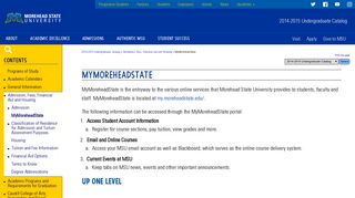 Morehead State University - MyMoreheadState