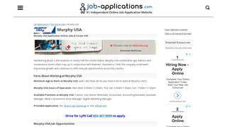 Murphy USA Application, Jobs & Careers Online - Job-Applications.com