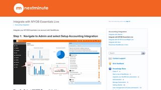 Integrate with MYOB Essentials Live – Welcome to the NextMinute ...