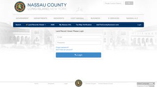 Login - Land Records Viewer