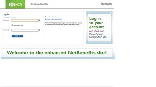 NetBenefits Login Page - NCR - Fidelity Investments