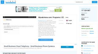 Visit Myoakstone.com - Programs | CE.