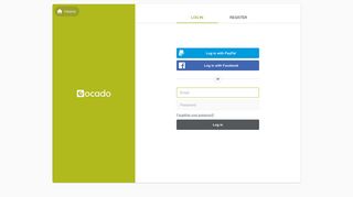 Log in to your Ocado account | Ocado