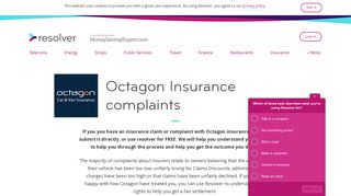 Resolve your Octagon Insurance Complaints for free | Resolver