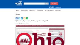 Updated employee portal, MyOhio, to go live on April ... - News - OCSEA