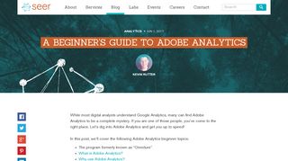 A Beginner's Guide to Adobe Analytics | Seer Interactive