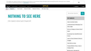 View your usage - Optus