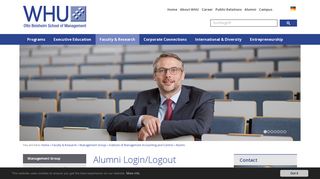 Login/Logout - WHU – Otto Beisheim School of Management