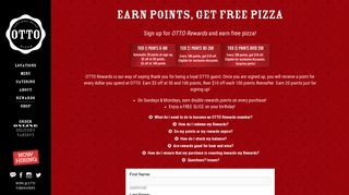 Earn Points, Get Free Pizza | Otto Portland