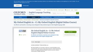 My Oxford English A1 - C1 My Oxford English (Digital Online ... - OUP