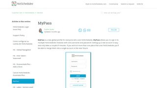 MyPass – Customer Care