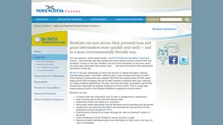 Student Assistance - | novascotia.ca - Government of Nova Scotia