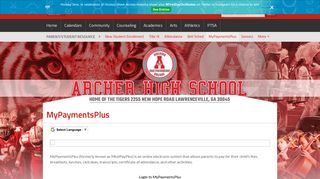 MyPaymentsPlus - Archer High School