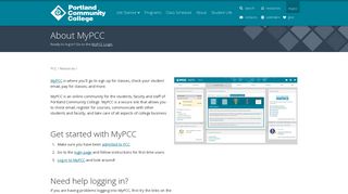 MyPCC | PCC