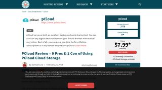 PCloud Review - 9 Pros & 1 Con of Using PCloud Cloud Storage