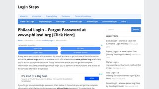 Philasd Login – Forgot Password at www.philasd.org [Click Here ...