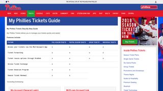 My Phillies Tickets Guide | Philadelphia Phillies - MLB.com