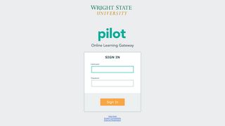Login to Pilot - Pilot - Wright