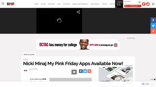 Nicki Minaj My Pink Friday App Available Now! | 93.9 WKYS