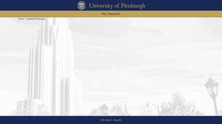 My Pitt - University of Pittsburgh